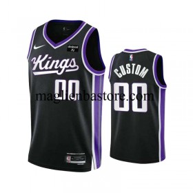 Maglia NBA Sacramento Kings Personalizzate Nike ICON EDITION 2023-2024 Nero Swingman - Uomo